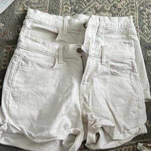 Old navy white jean shorts
